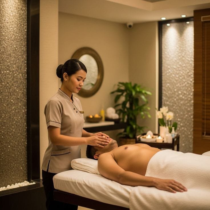 Professional massage therapists at Diamond Spa Massage Karachi